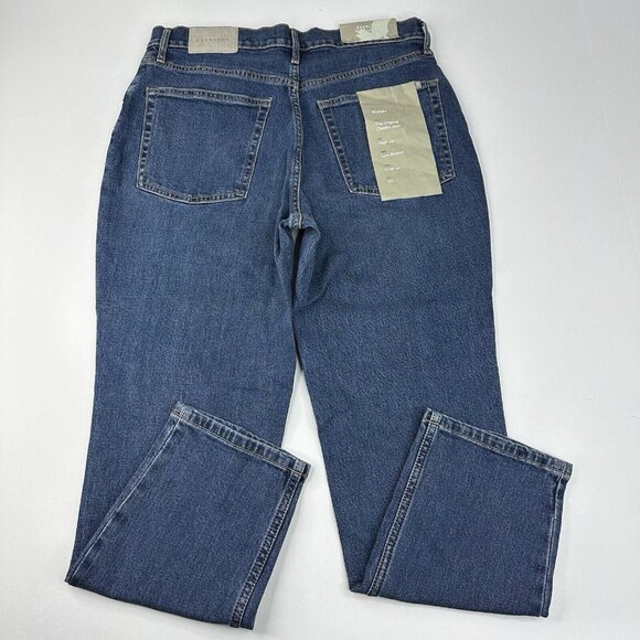 Everlane Women's‎ NWT Indigo The Original Cheeky Straight Jean W30 Crop/L26 - Picture 4 of 13